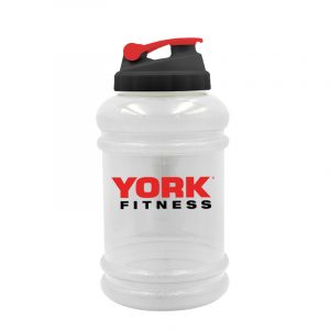 York Fitness Hyperthirst 2.2L Water Bottle clear